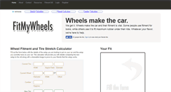 Desktop Screenshot of fitmywheels.com